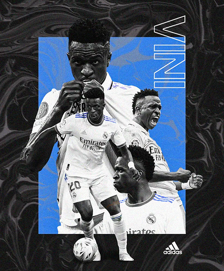 Vini Jr. Soccer Graphic